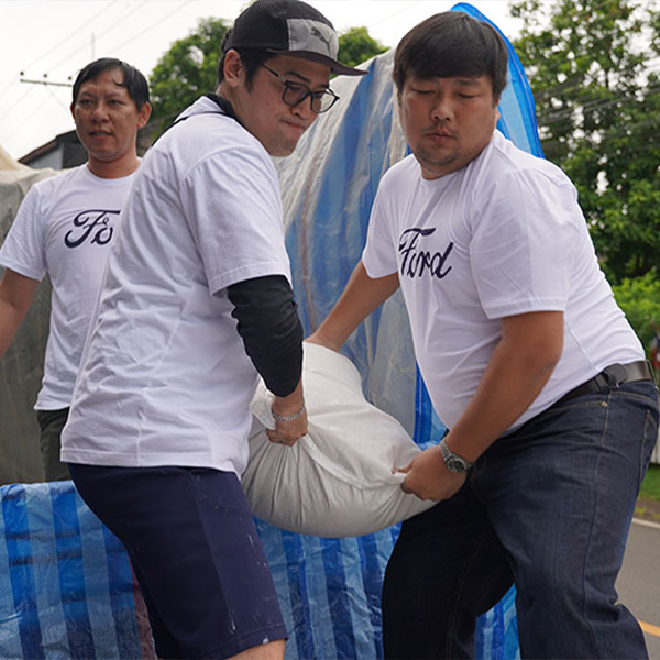 Ford Philanthropy and Ford Employees Aid and Disaster Relief in Thailand